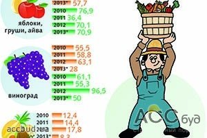 Украинцы едят все меньше импортных фруктов