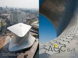 Абстрактный Museo Soumaya в Мехико