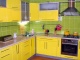 Кухня в хрущевке желтого цвета