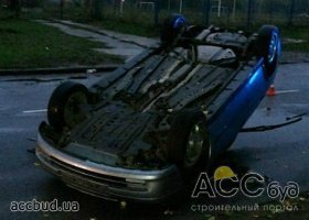 На Львовщине перекинулось авто: трое пострадавших