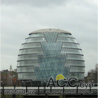 Лондонская мэрия London City Hall приняла вид яйца