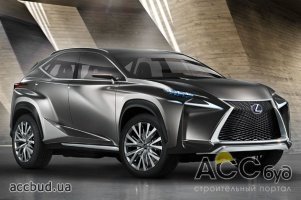 Новый прототип кроссовер LF-NX от Lexus оснащен гибридной силовой установкой