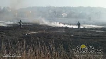 В Ирпене загорелся торф