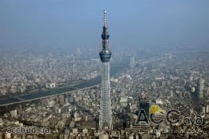 Вторая по высоте телевышка в мире - Tokyo Sky Tree 